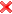 Red X delete icon